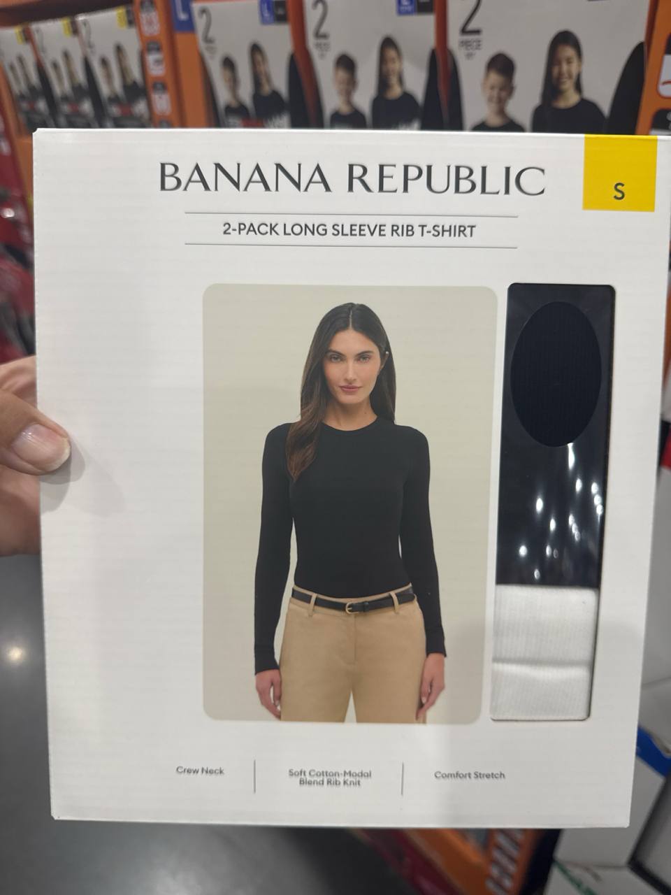 Pack com 2 manga longa Banana REPUBLIC