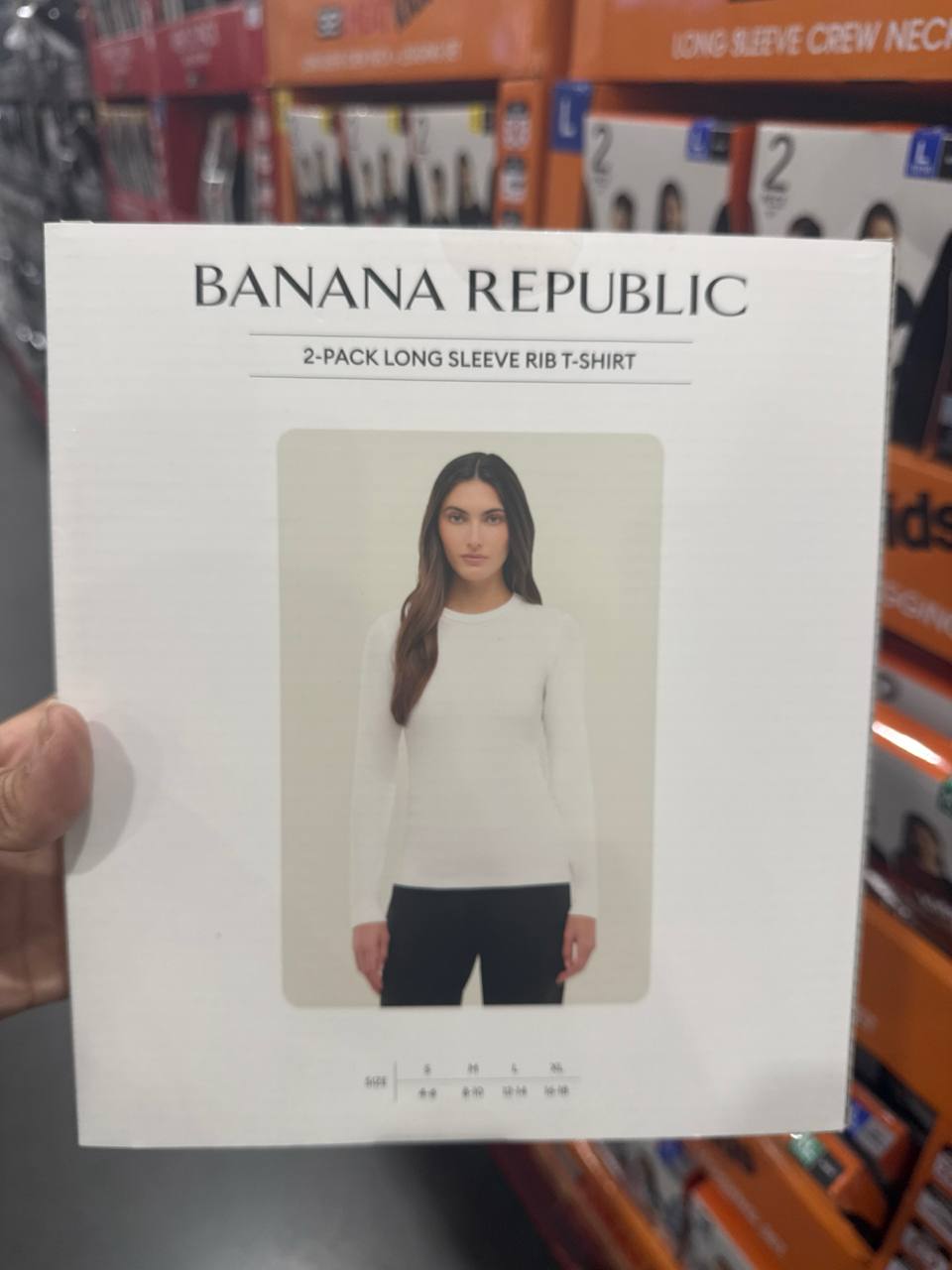 Pack com 2 manga longa Banana REPUBLIC