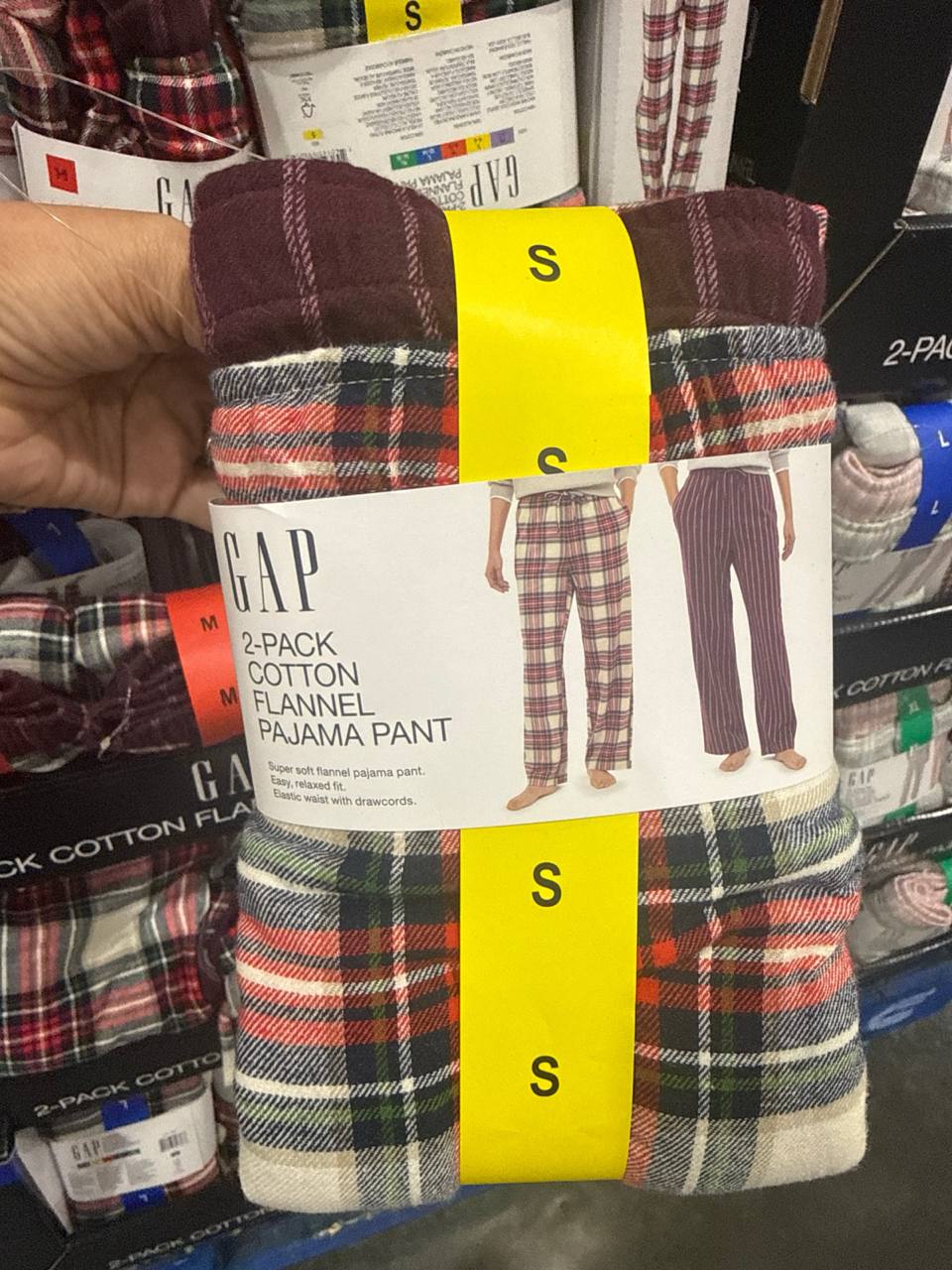 Pack com 2 calças de flanela GAP