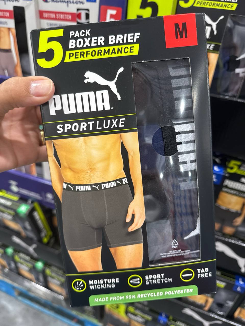 5 pks cuecas PUMA