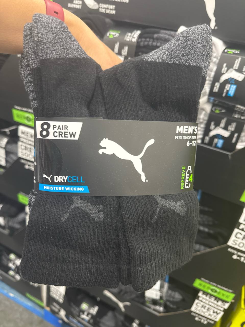 PROMO 26/10 Kit meias Puma  8 pks