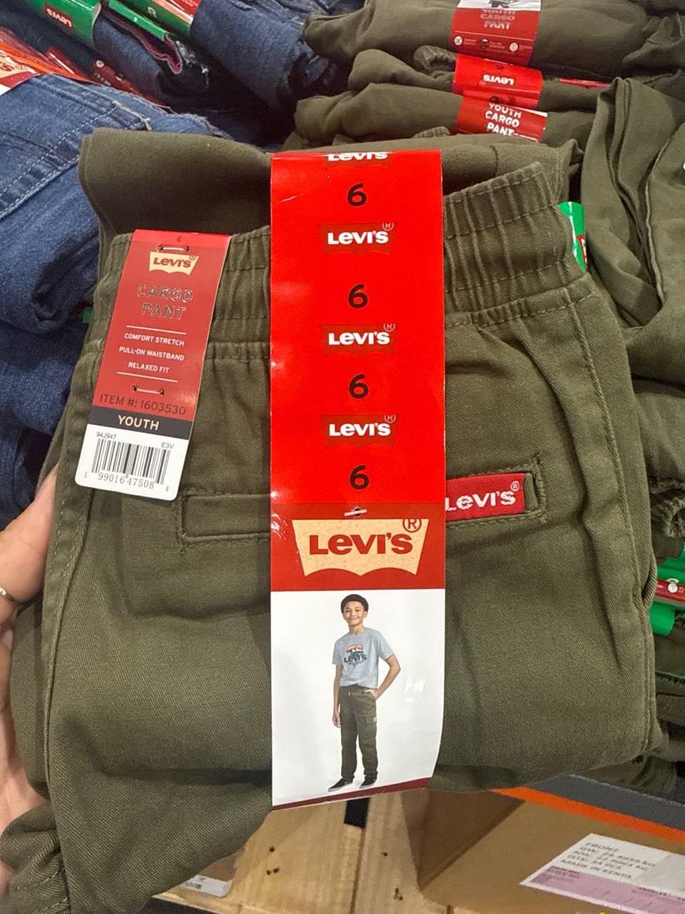 calça cargo  Levi’s Boy