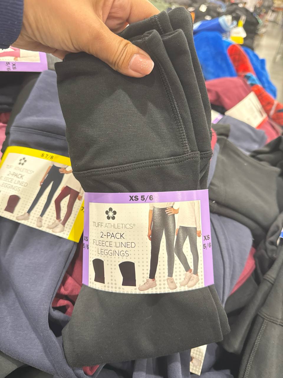 calça leggings com fleece 2 pack