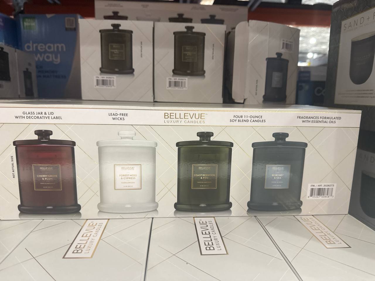 Promo 25/10 velas aromáticas   pck 4
