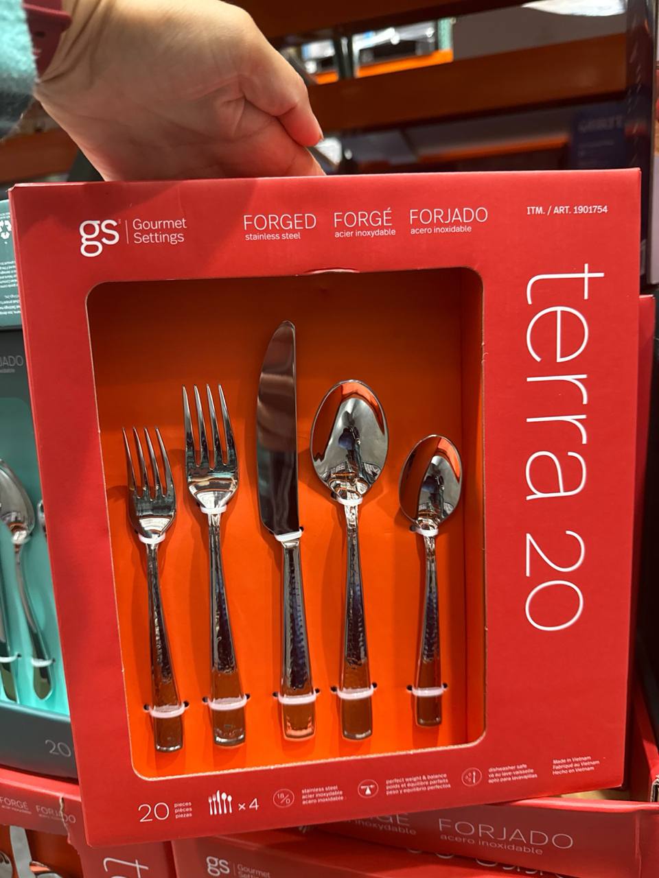 PROMO 25/10 Faqueiro gourmet 20 pcs