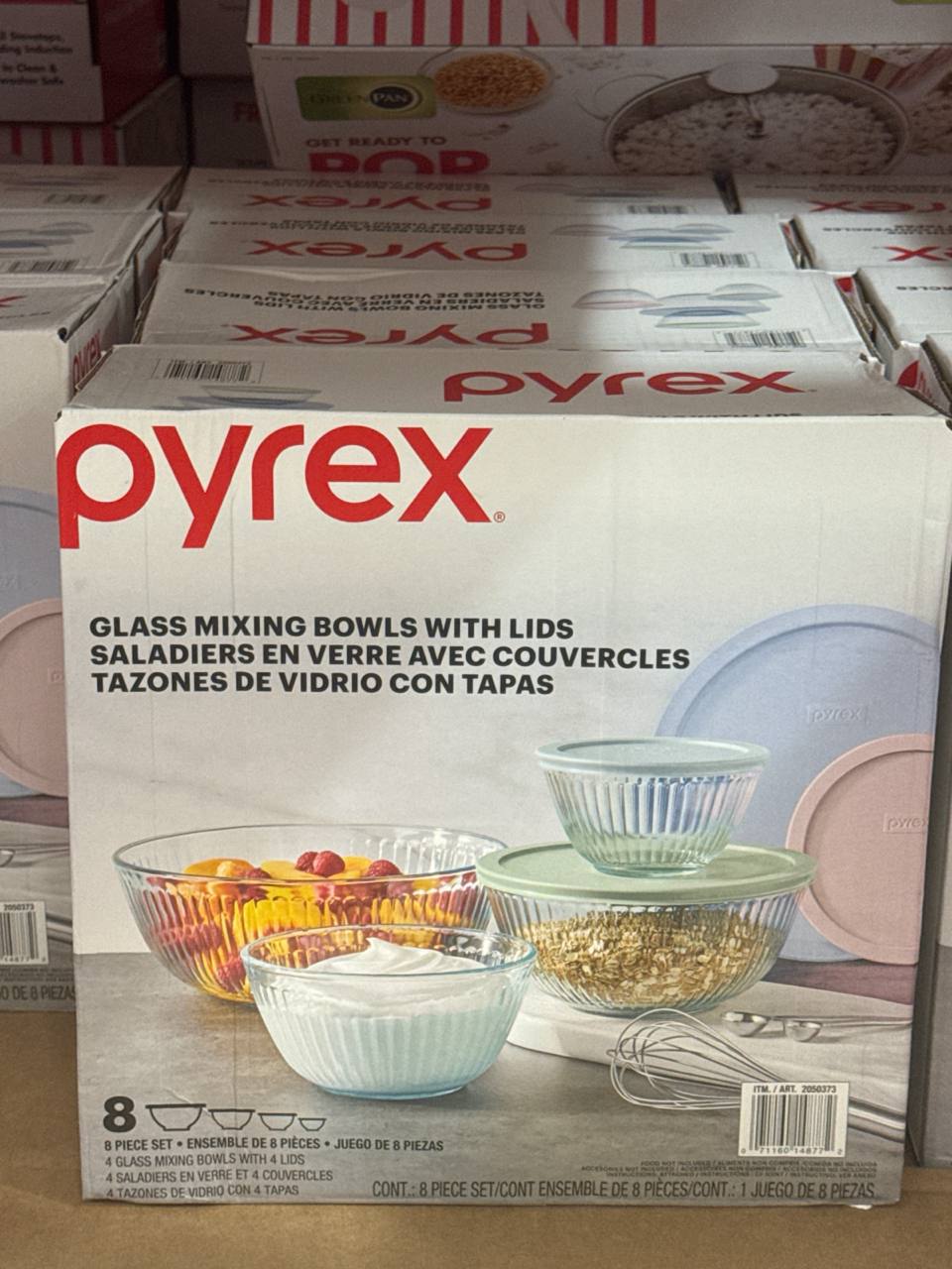 PYREX  8 pcs