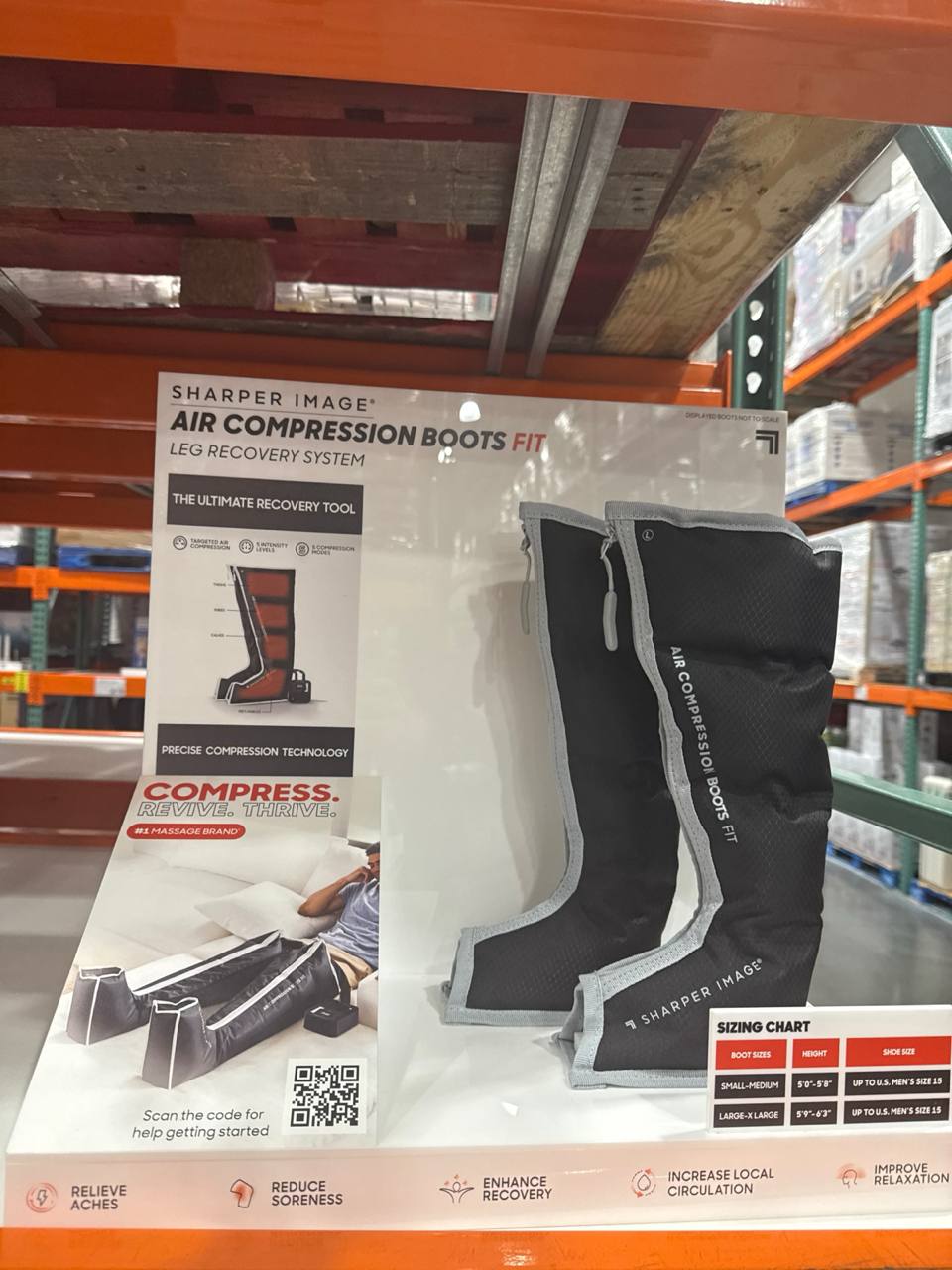 Air Compression Boots Fit
