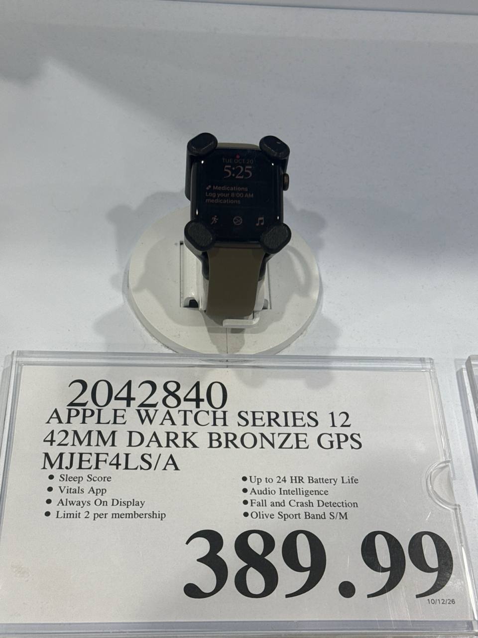 Apple Watch 42mm  série 12  Dark bronze GPS