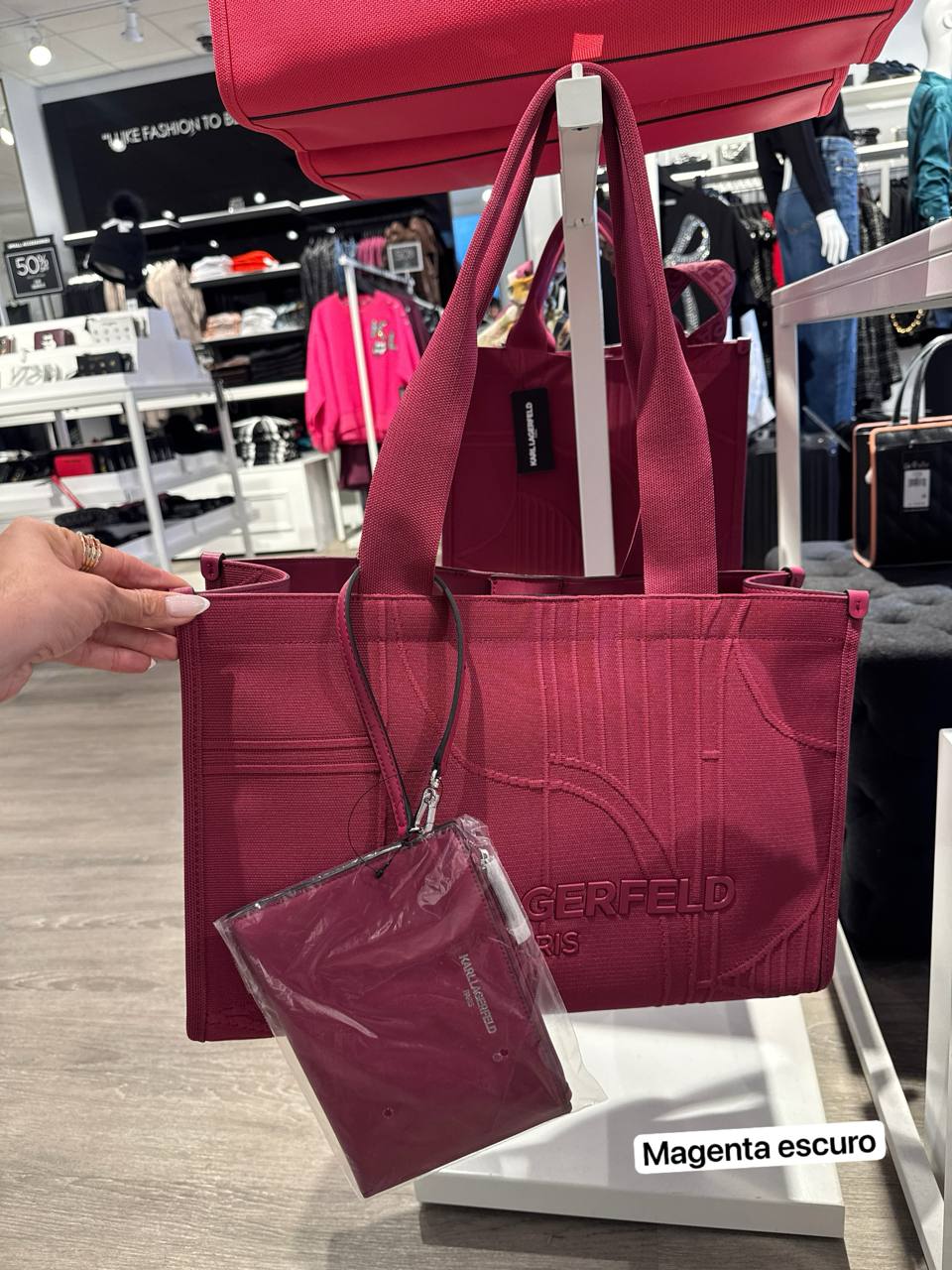bolsa grande com alça transversal em pano