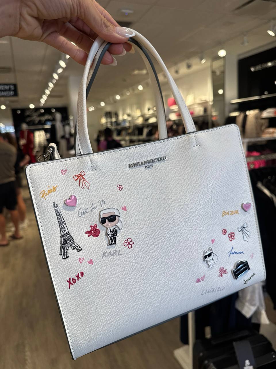 bolsa média com alça transversal em pano