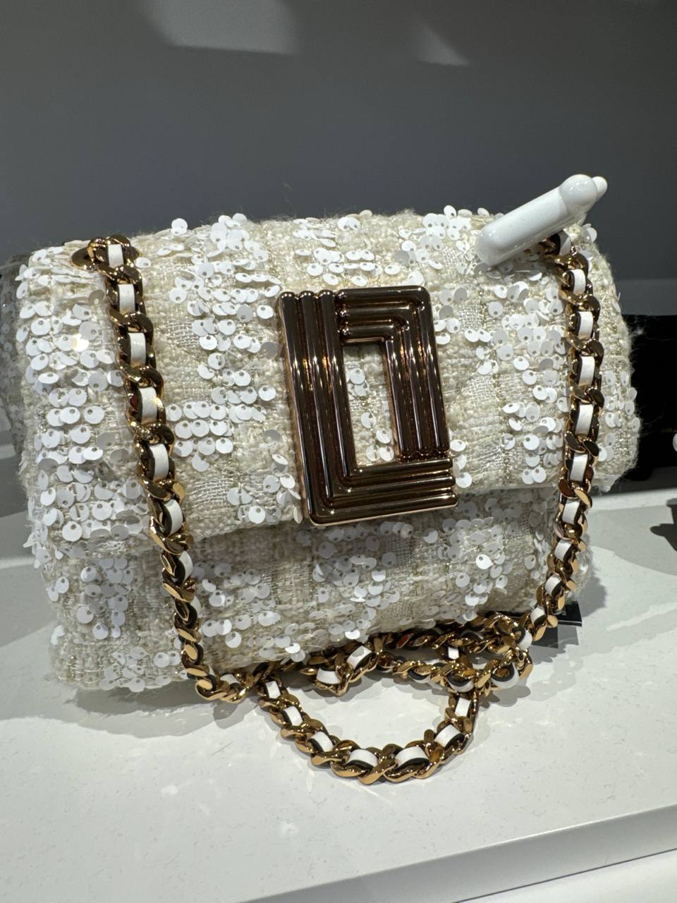 bolsa CROSSBODY PEQUENA com alça transversal dupla