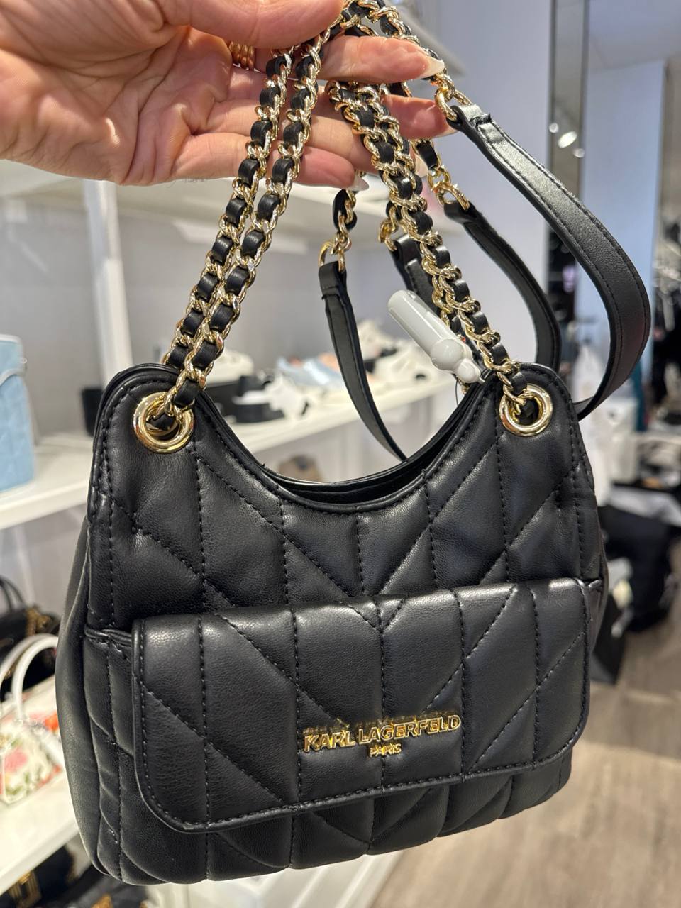 bolsa CROSSBODY pequena com alça dupla ombro e transversal