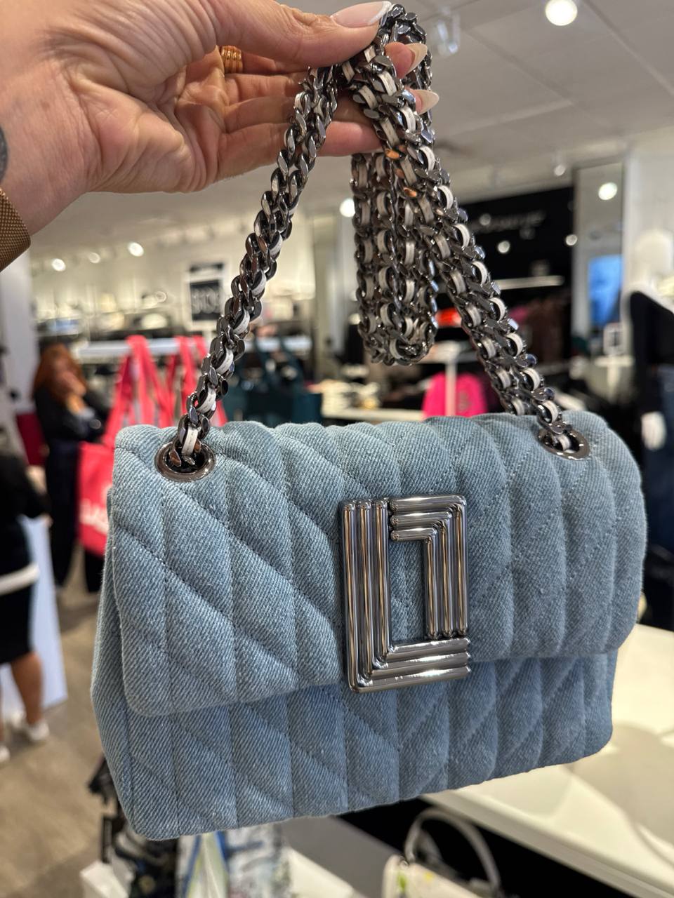 bolsa CROSSBODY pequena com alça dupla ombro e transversal