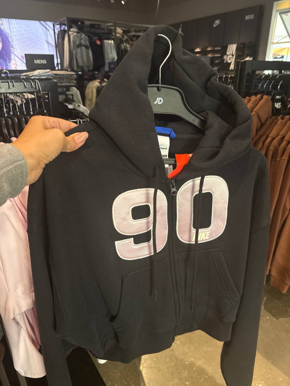 moletom nike com fleece Vestuário feminino