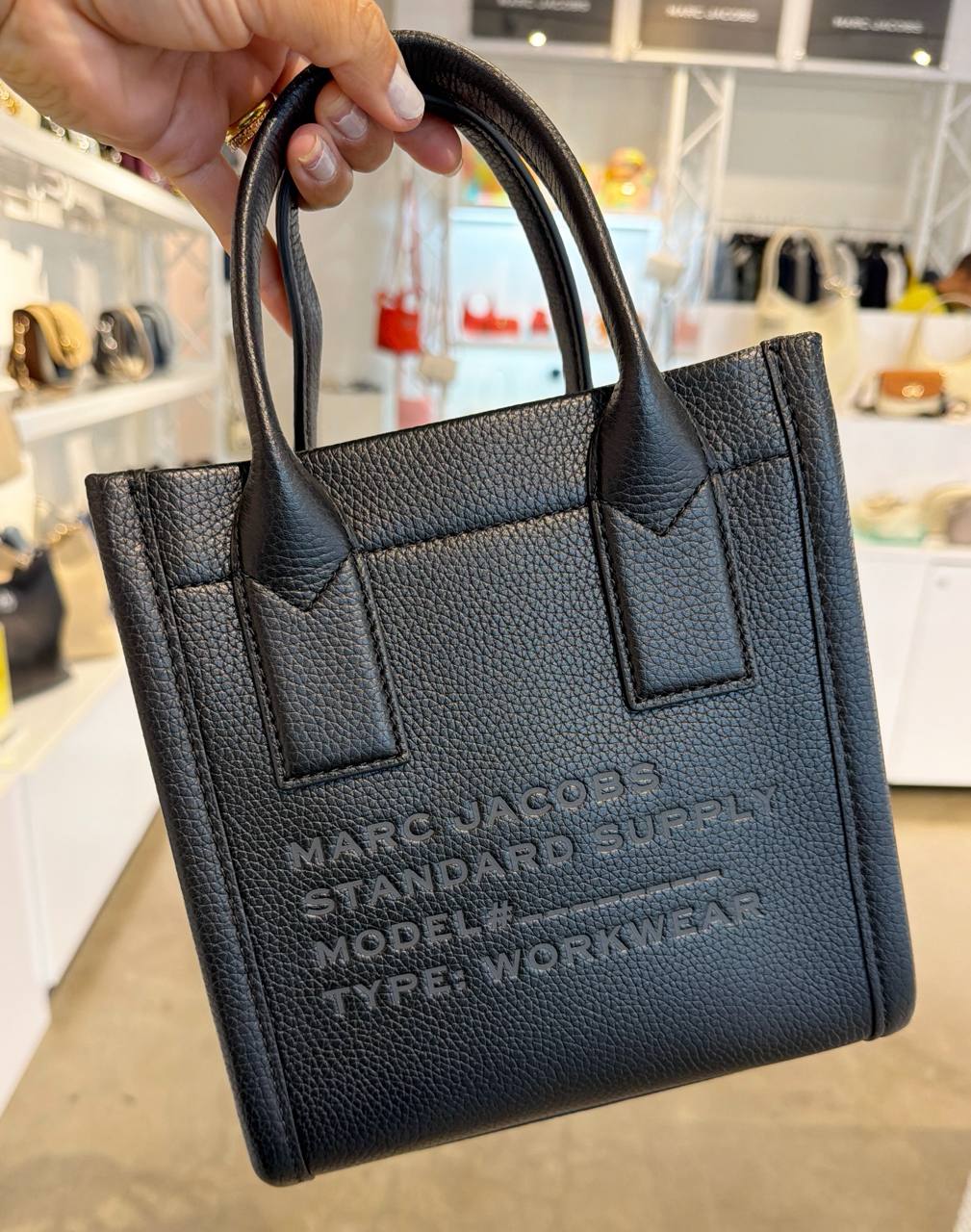 Standard supply Leather Tote bolsa pequena