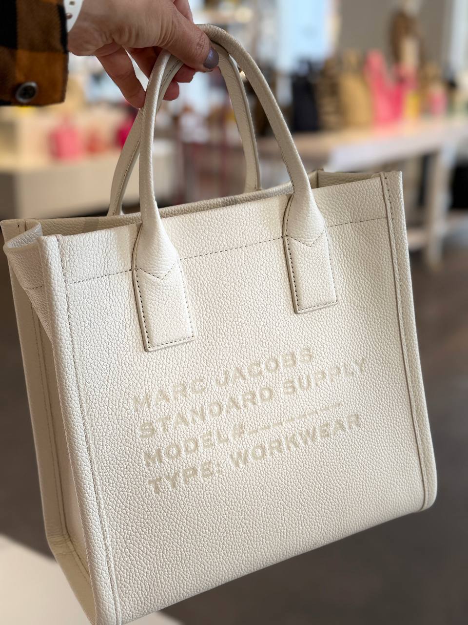 Standard supply Leather Tote Bolsa Média