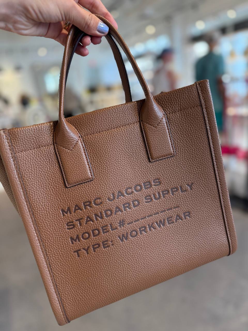 Standard supply Leather Tote Bolsa Média