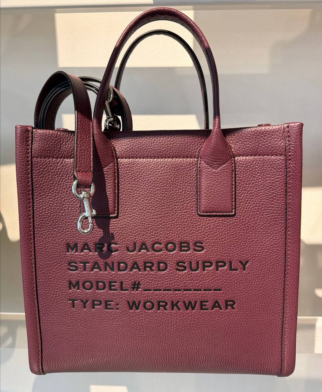 Standard supply Leather Tote Bolsa Média