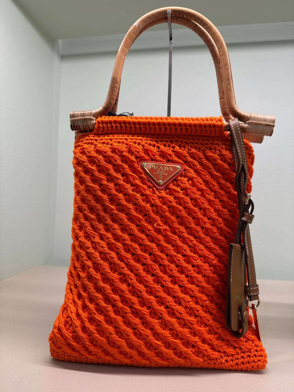 material da bolsa crochê e não acompanha alça transversal