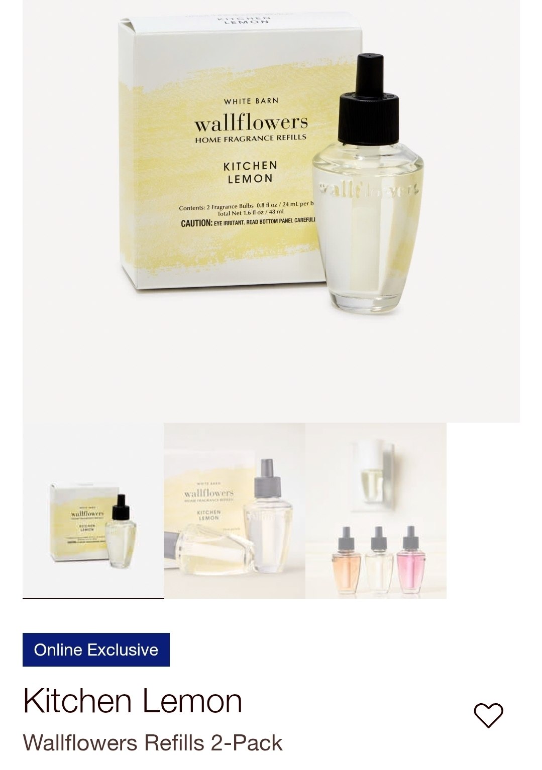 Wallflowers Refills 2-Pack