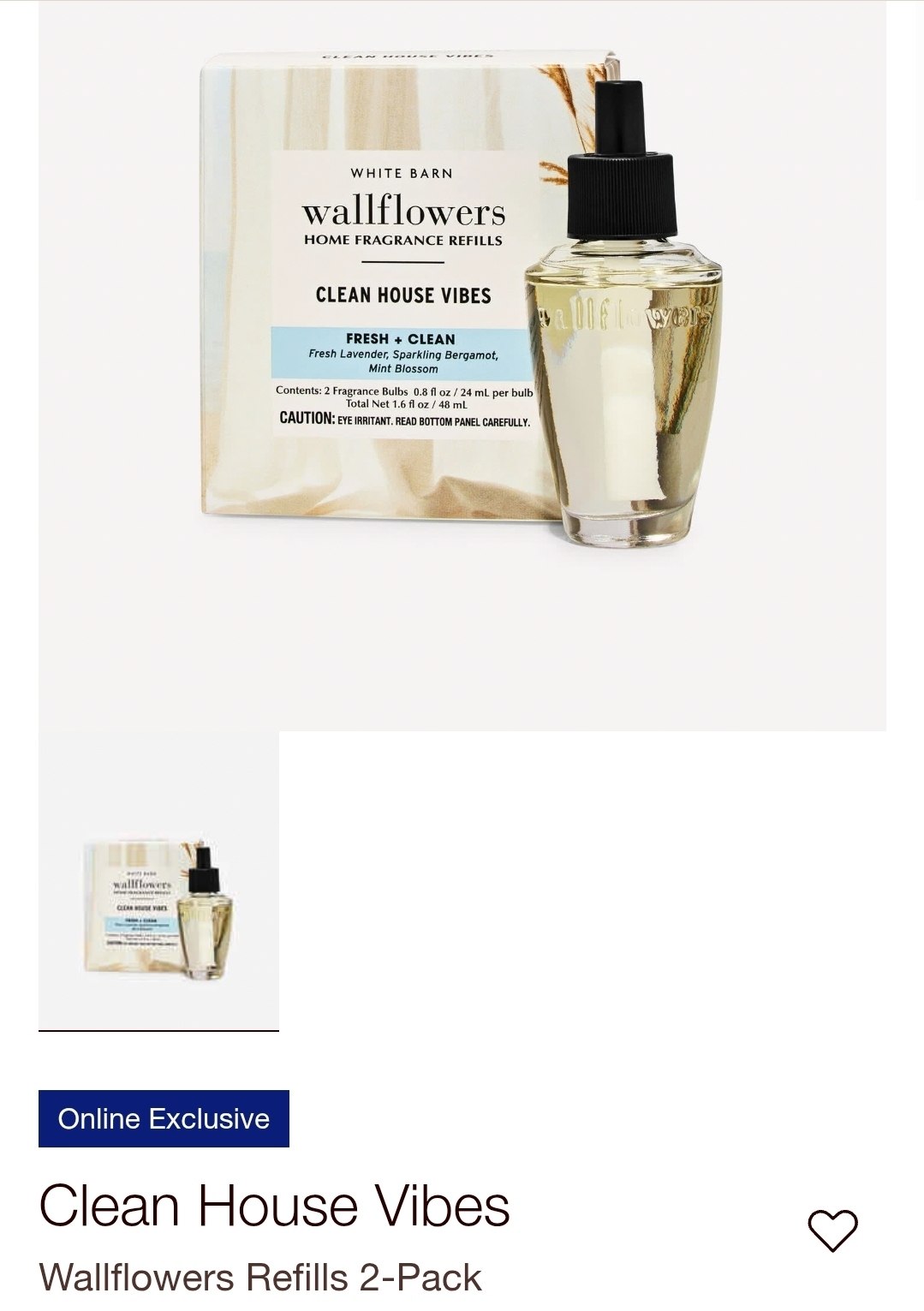 Wallflowers Refills 2-Pack
