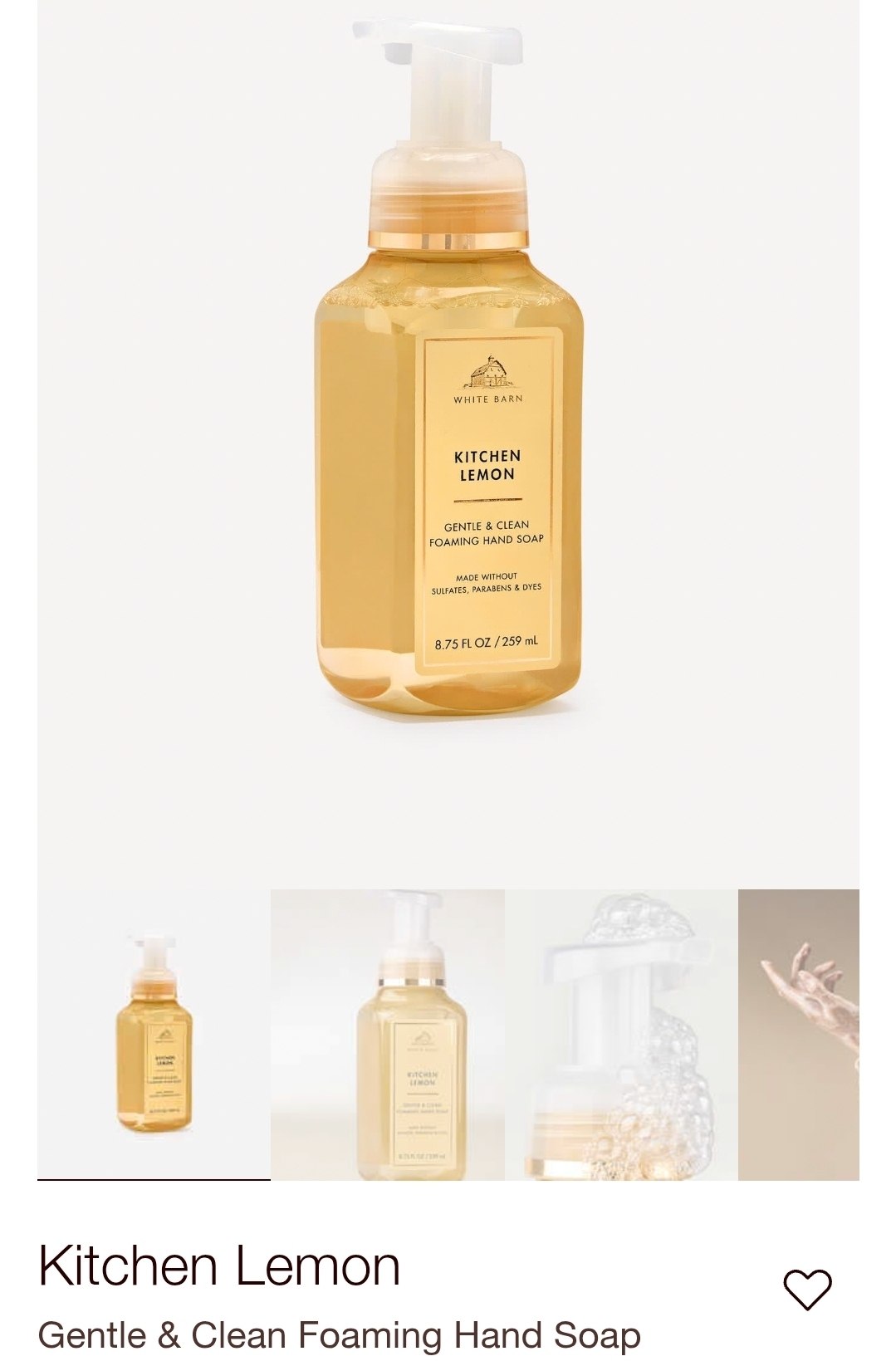 Gentle & Clean Foaming Hand Soap