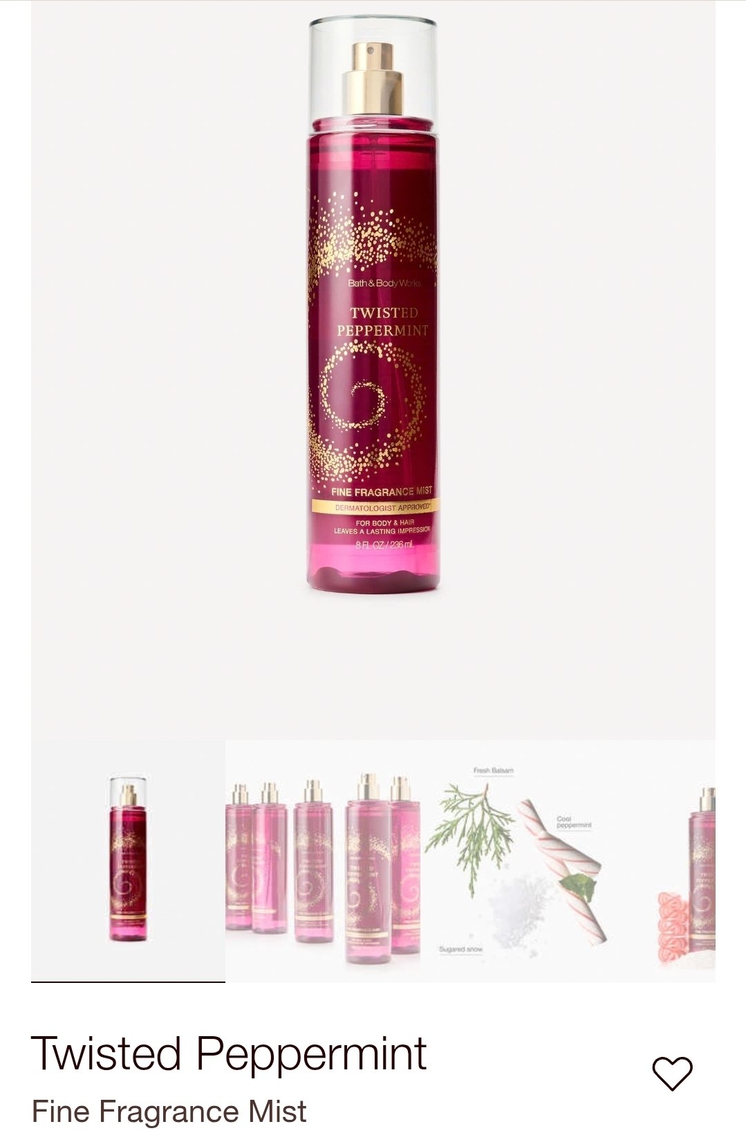 Fine Fragrance Mist