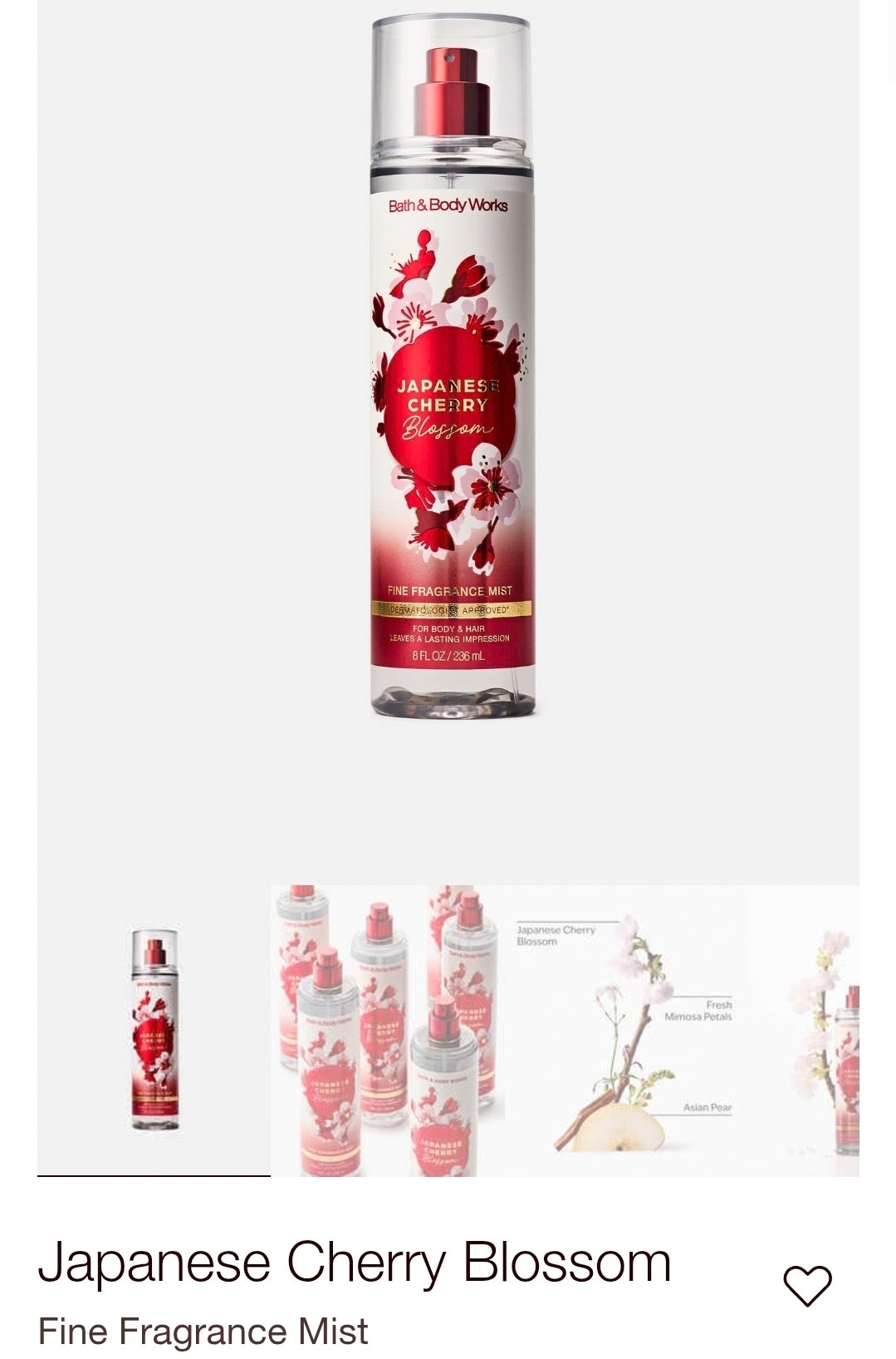 Fine Fragrance Mist