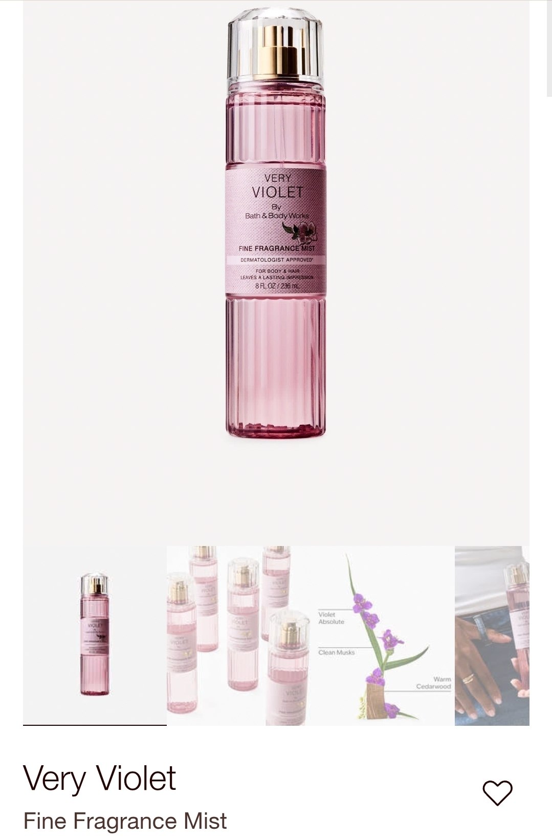 Fine Fragrance Mist