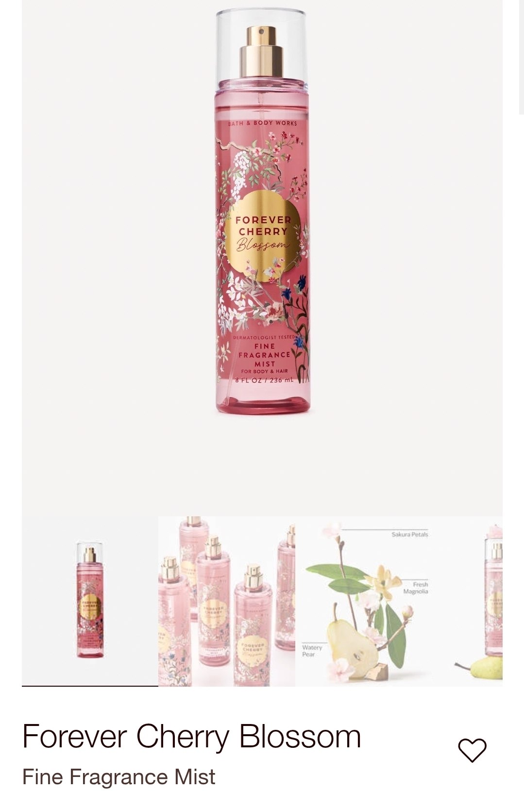 Fine Fragrance Mist