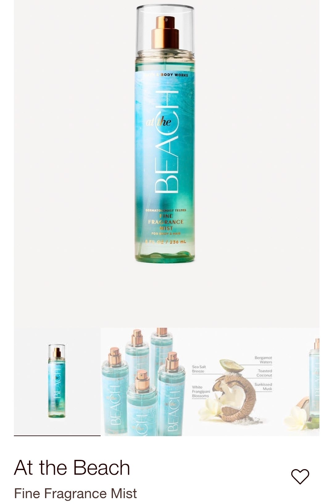 Fine Fragrance Mist