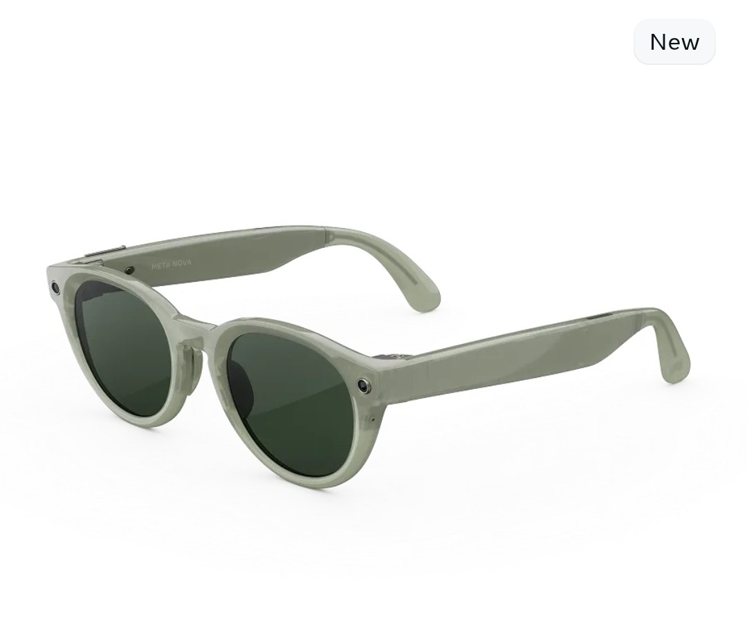 Nova - Frame color (Sage), Lens color (Clear to Emerald Transitions)