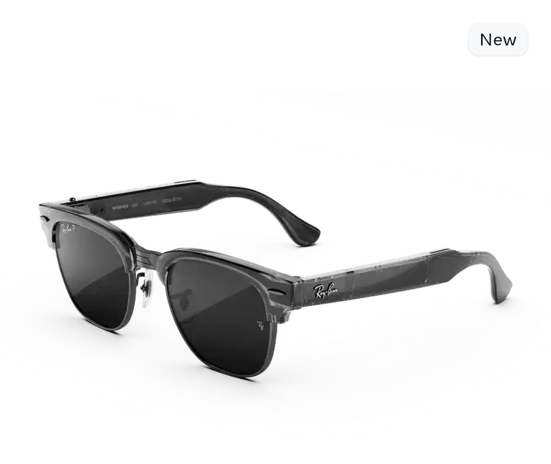 Clubmaster (Audio) - Frame color (Transparent Iron Grey), Lens color (Grey)