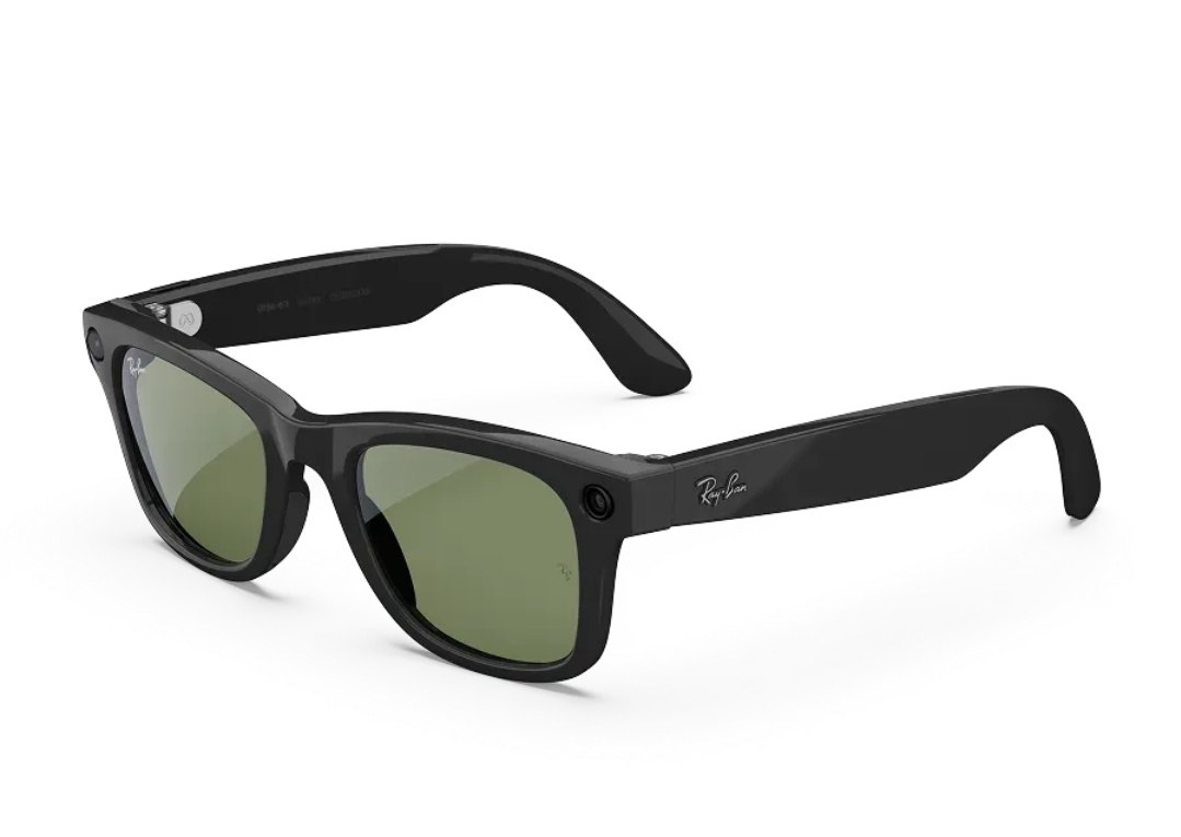 Wayfarer (Gen 2) - Frame color (Shiny Black), Lens color (Green)