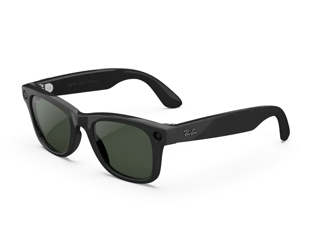 Wayfarer (Gen 2) - Frame color (Shiny Black), Lens color (Clear to Graphite Green Transitions)
