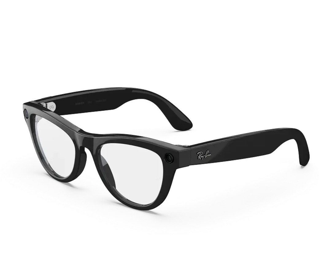 Skyler (Gen 2) - Frame color (Shiny Black), Lens color (Clear)