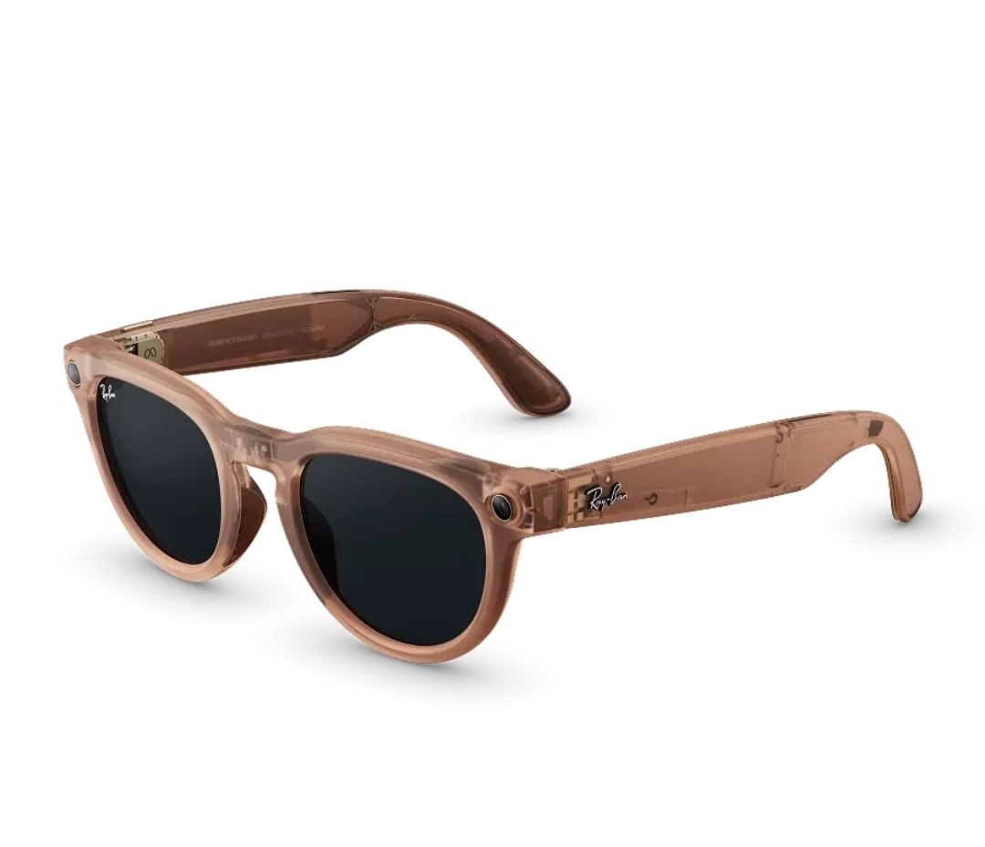 Headliner (Gen 2) - Frame color (Matte Transparent Peach), Lens color (Clear to Grey Transitions)