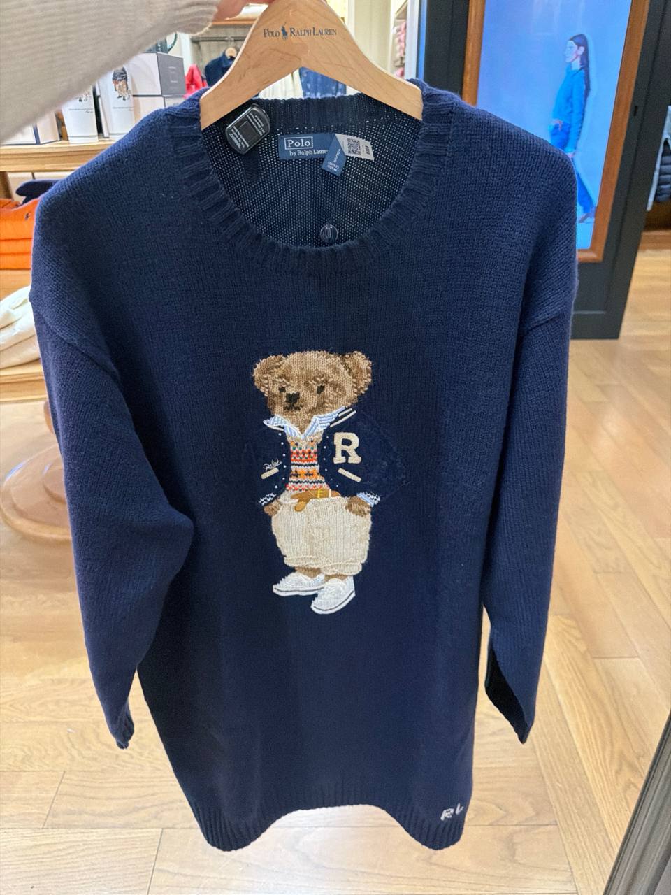 Bear suéter fechado Alongado
