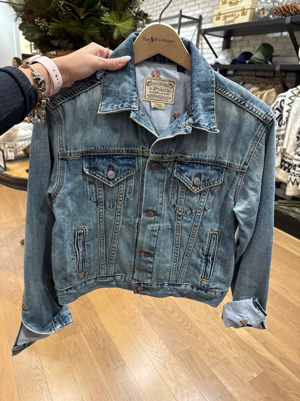 jaqueta jeans bear