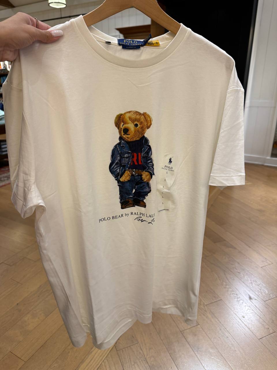 camiseta manga curta classic fit bear