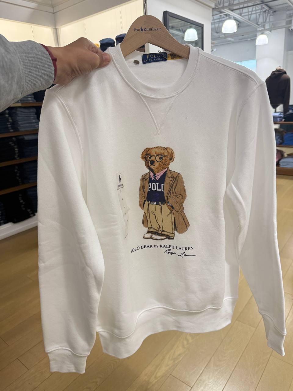 suéter  bear com fleece