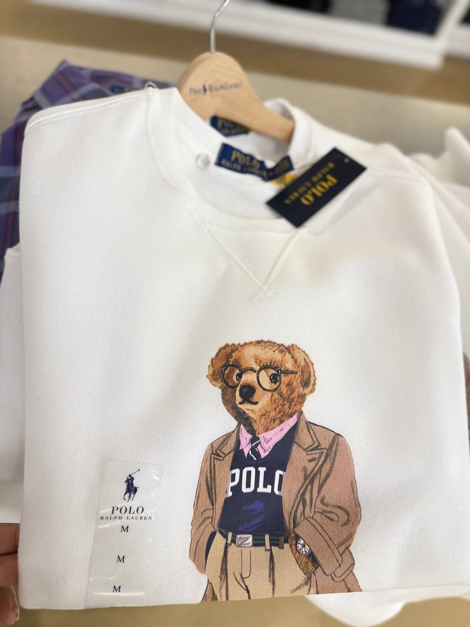 suéter  bear com fleece