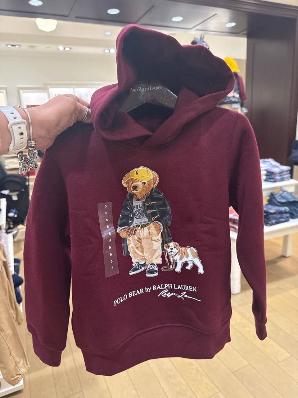 Moletom com  fleece  e capuz  Bear