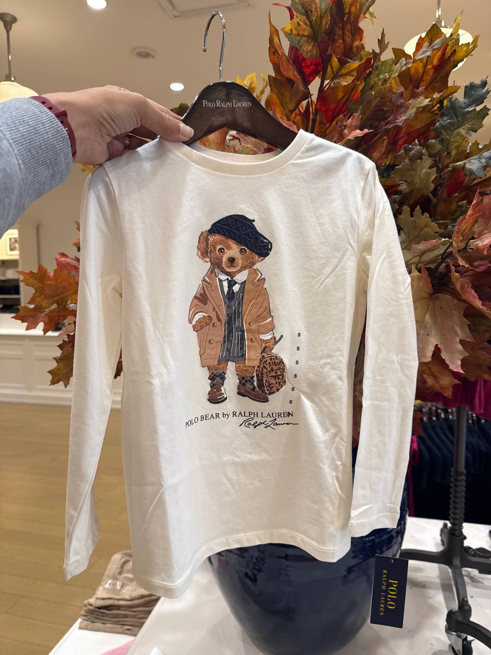 camiseta  manga longa Bear