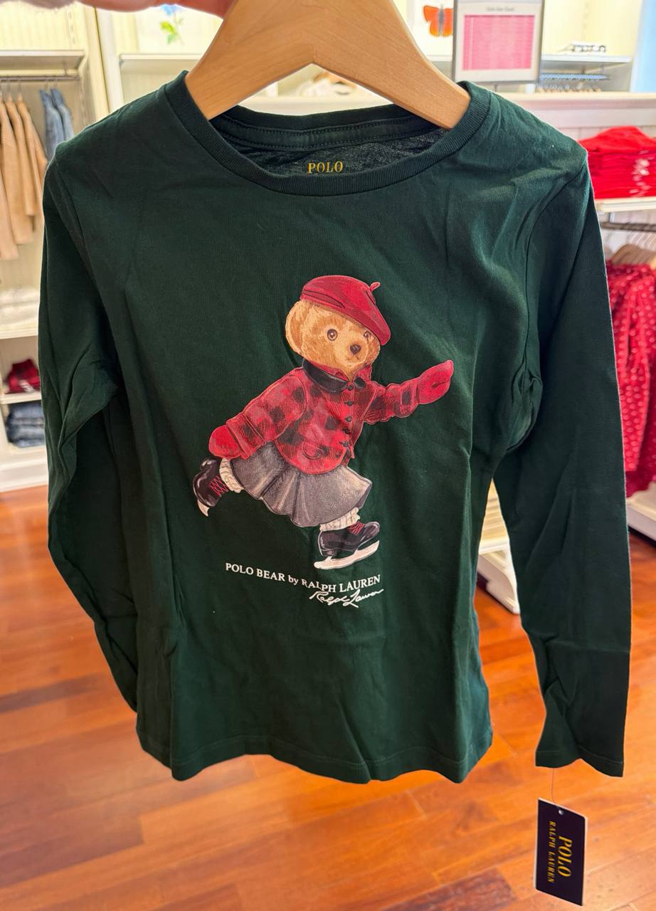 camiseta  manga longa Bear