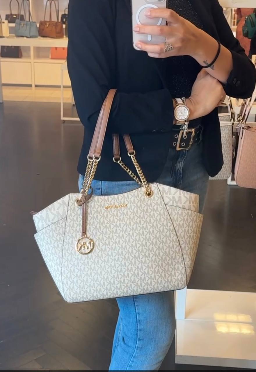 JET SET CHAIN SHLDR TOTE
