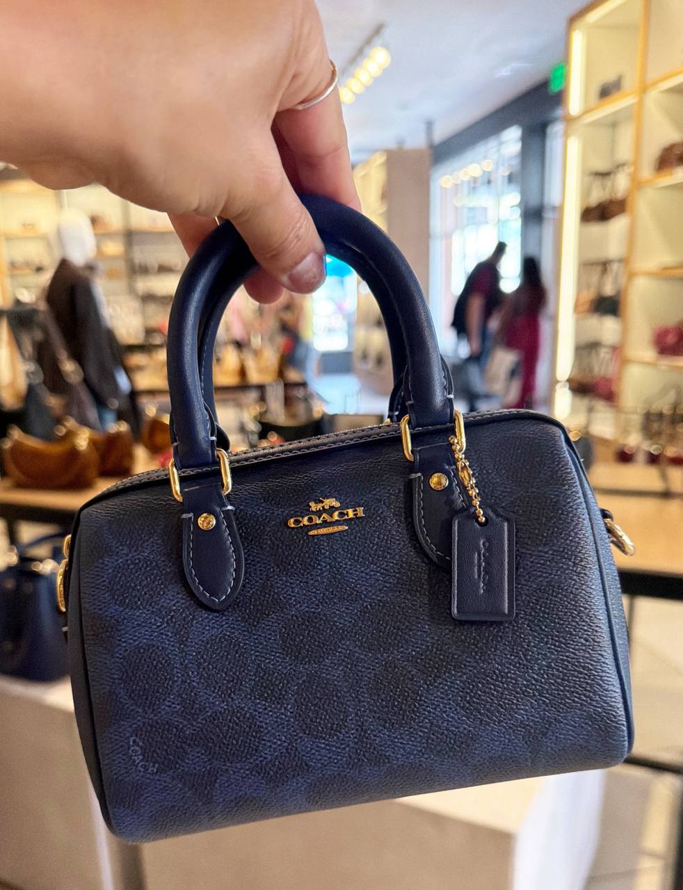 mini Bolsa Baú com alça Extra crossbody
