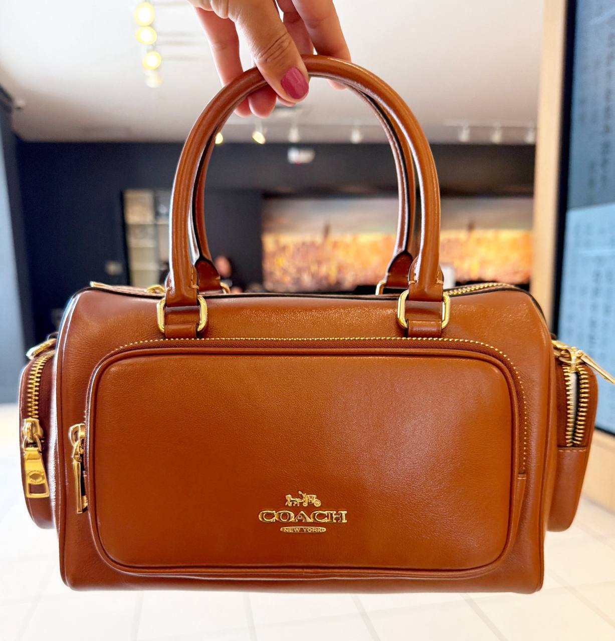 Bolsa Baú com alça crossbody