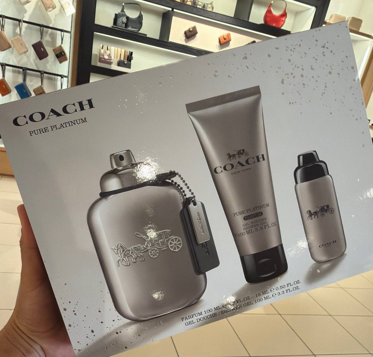 Kit Perfume Pure Platinum Masculino