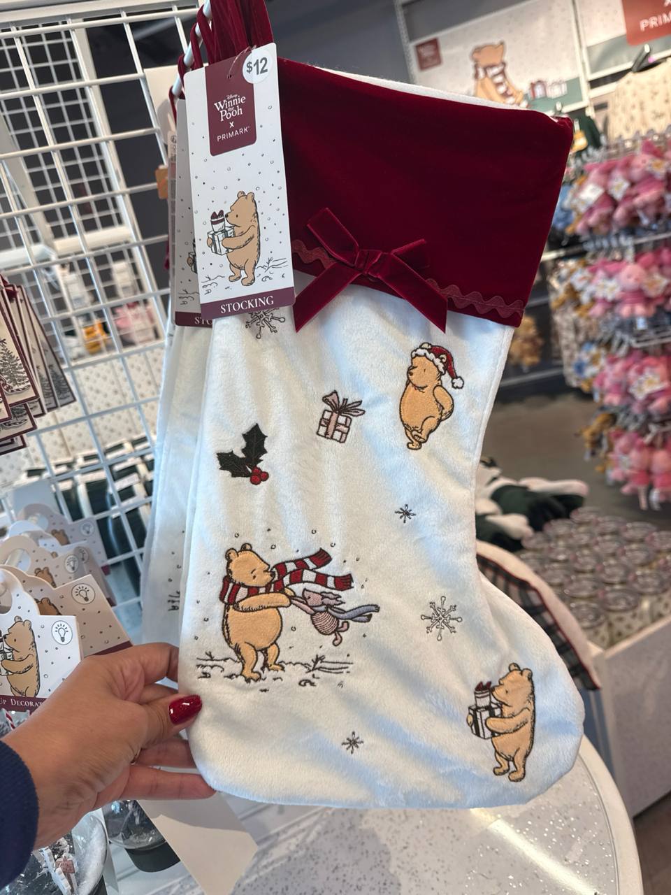 meia decorativa  Natal